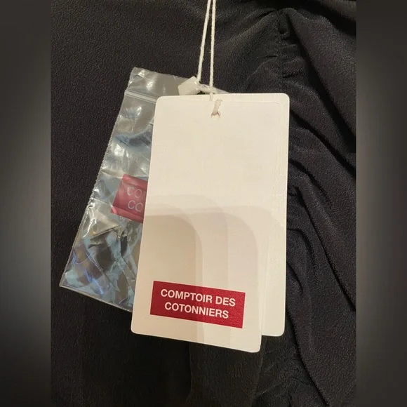 New Black Silk cocktail dress with tags - Picture 4 of 4